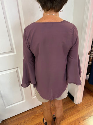 Plum Pretty Blouse - All About Me Boutique