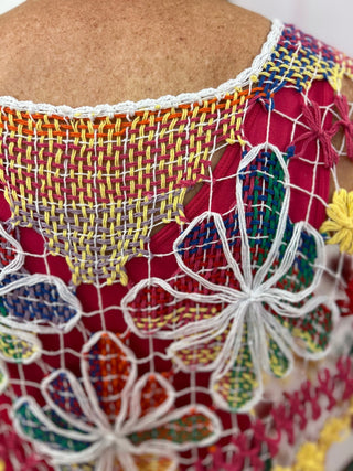 Rejane Fringed Crochet Top - All About Me Boutique