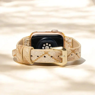 Driftwood Hues Leather Apple Watch Strap by Cape Diablo - All About Me Boutique