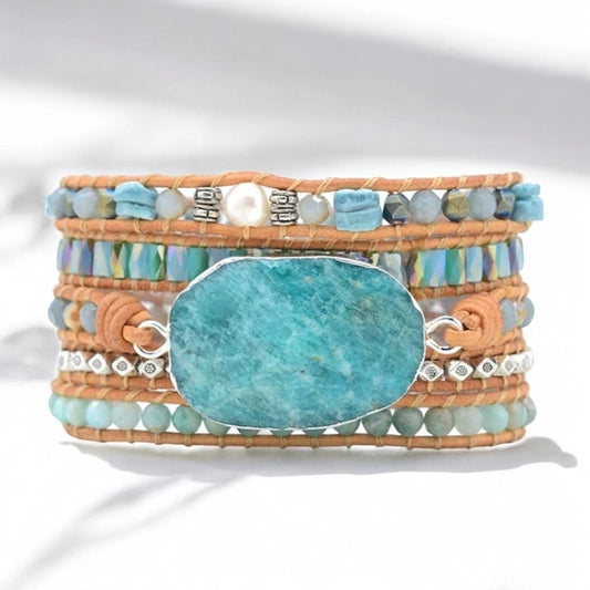 CD Amazonite Heaven On Earth Wrap Bracelet