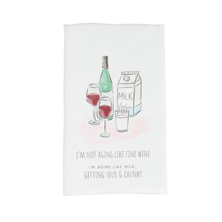 MP Funny Birthday Towels - Wine Themed Humor - All About Me Boutique