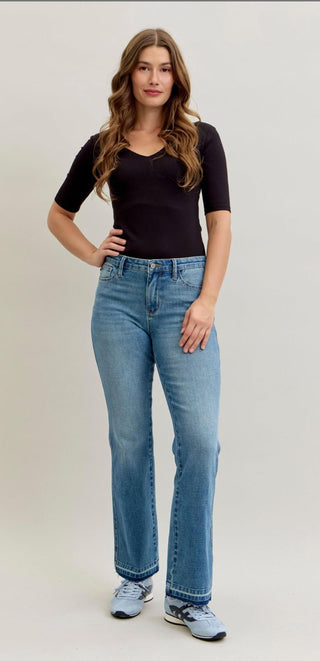 Release Hem Bootcut Jeans - All About Me Boutique
