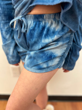 AC407 Girls Tie Dye Athletic Shorts - All About Me Boutique