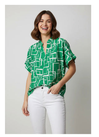Pixie + Ivy Printed Juno Top