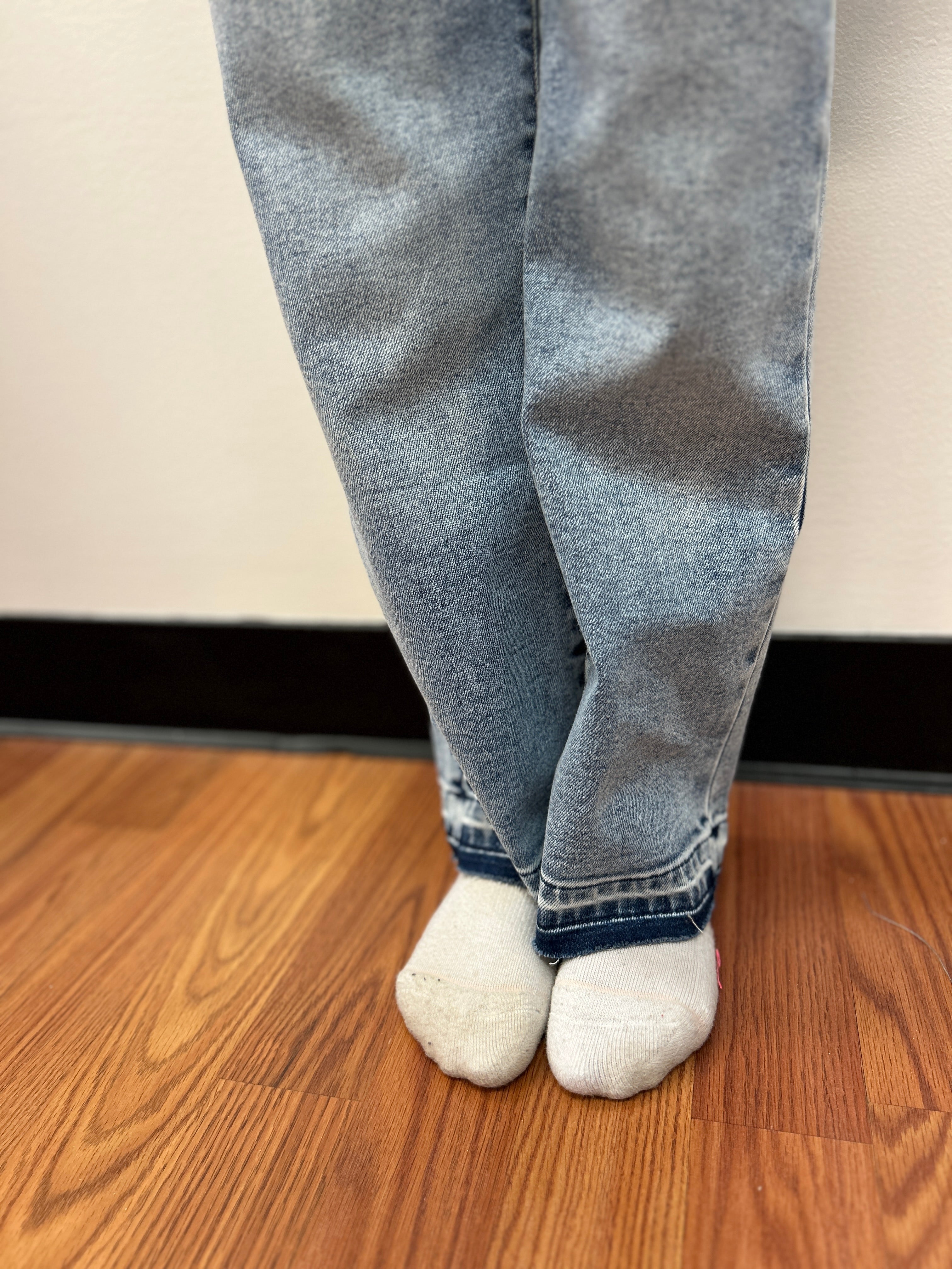 Tractor Girls Released Hem Jeans