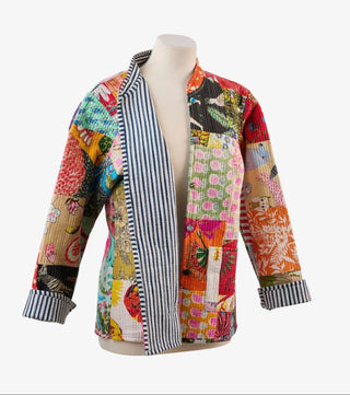 Quilted Patchwork Jacket by Ashley Taylor