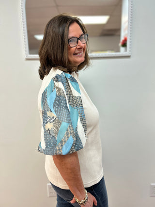 THML Chenille Blouse - All About Me Boutique
