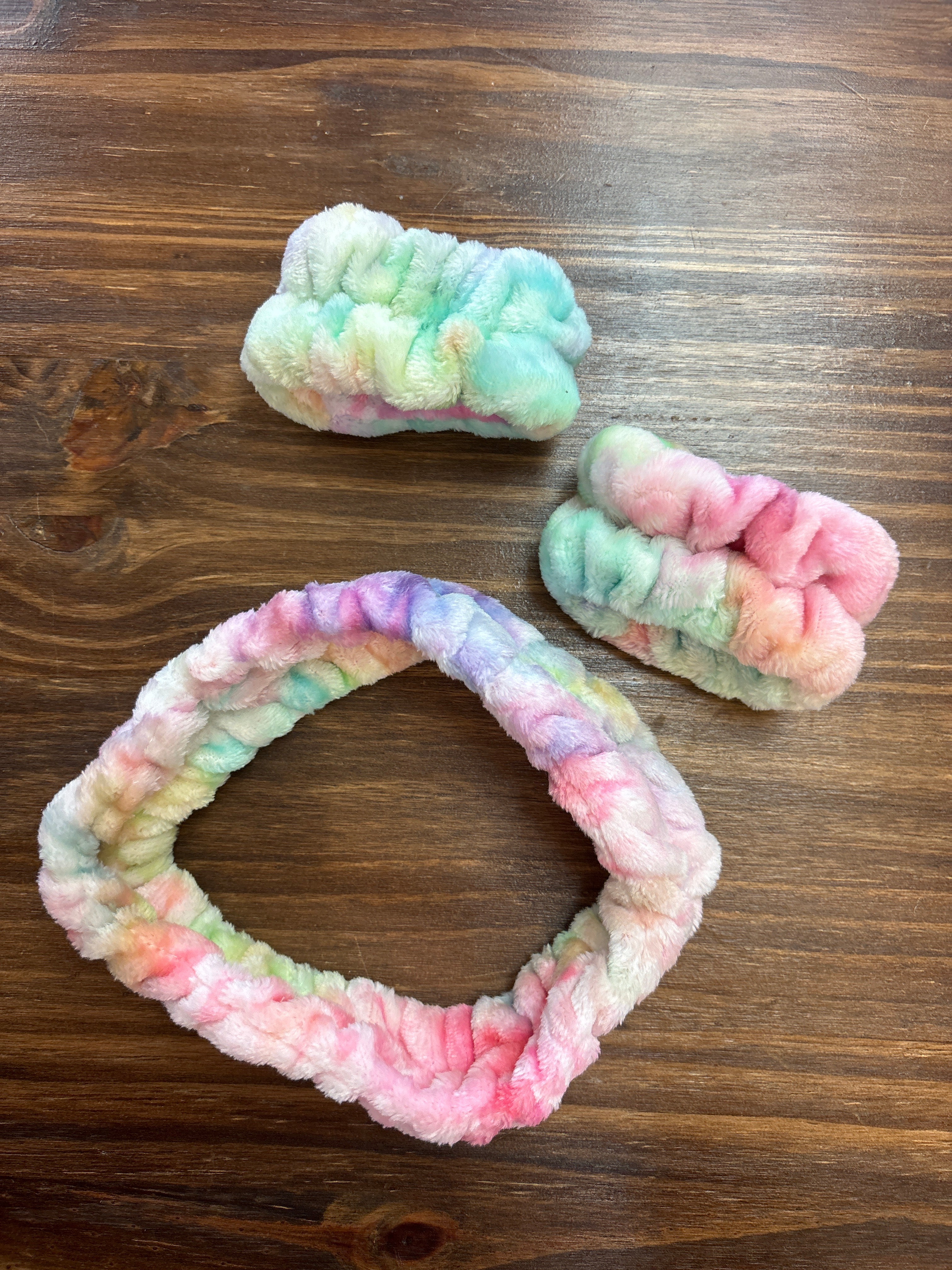 FS-Facewash Spa Headband and Wristband Set