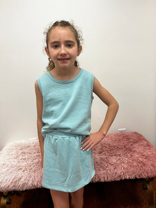 Aqua Presley Skort Set by Emma Jean Kids - All About Me Boutique