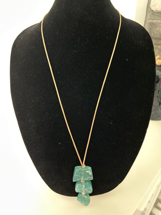 Ladies Adjustable Corded Geometric Statement Necklace