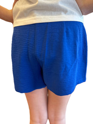 Girls Cobalt Blue Airflow Shorts by Molly Bracken - All About Me Boutique