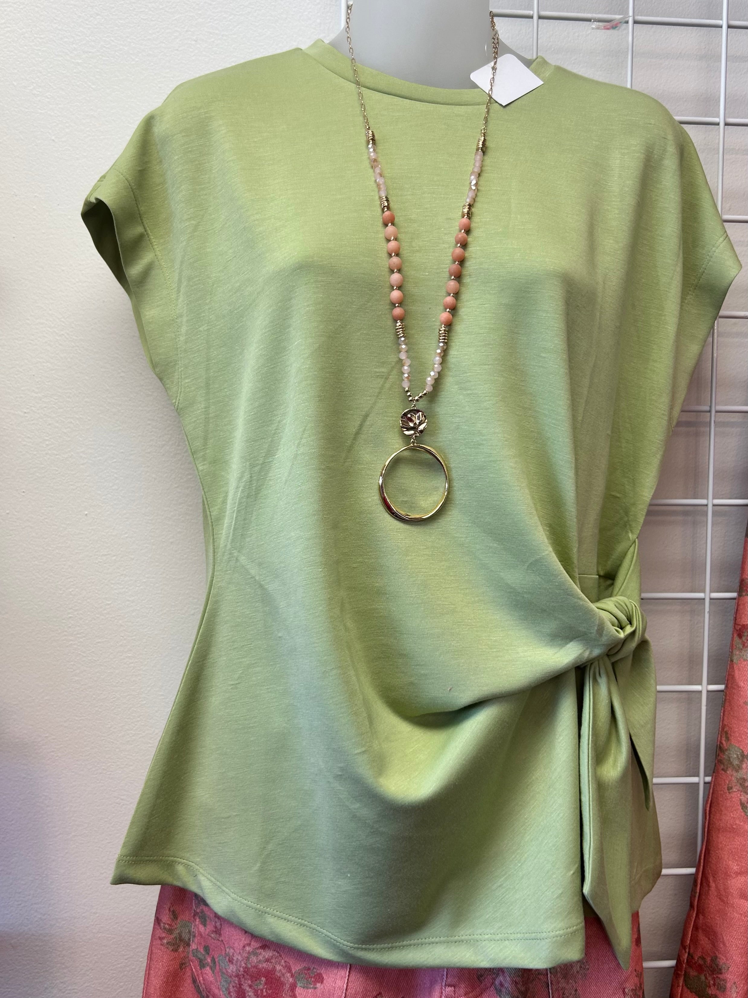 Side Tie Blouse by Entro