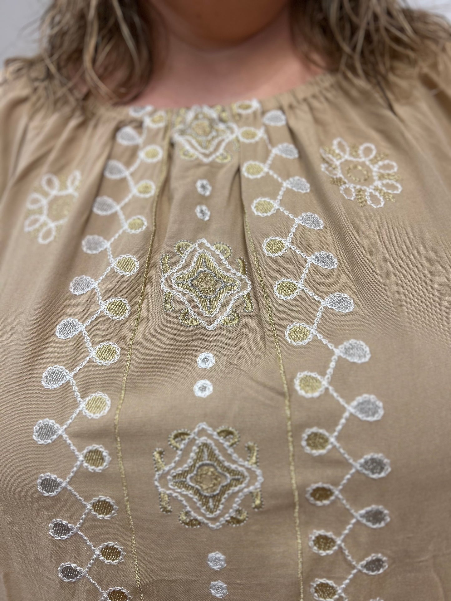 Embroidery Detail Dress