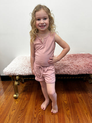 Girls Blush Shorts by Area Code 407 - All About Me Boutique