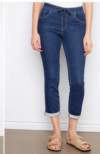 Charlie B Knit Denim Jogger Pants
