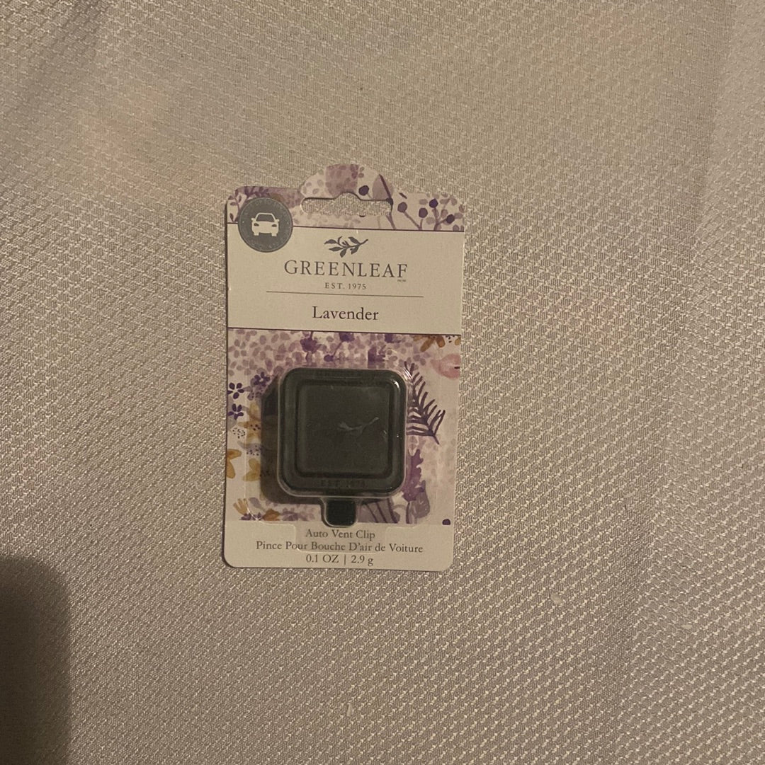 Greenleaf Scented Auto Vent Clips