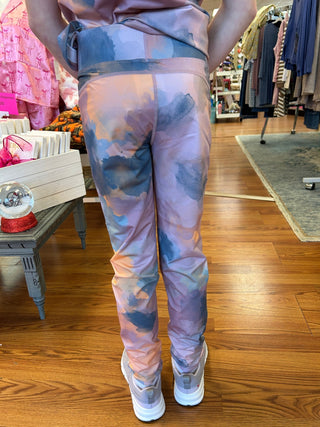 CK Girls Straight Leg Tie Dye Sport Leggings - All About Me Boutique