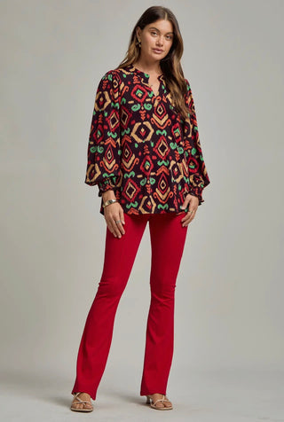 Dear Scarlett Lizzy Smocked Top - All About Me Boutique