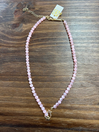 MM Thea Blush Necklace - All About Me Boutique