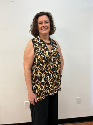 Charming Cheetah Blouse - All About Me Boutique