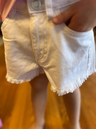 Girls Basic Twill Shorts - All About Me Boutique