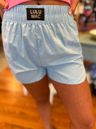 Lulu Mac Girls Light Blue Shorts