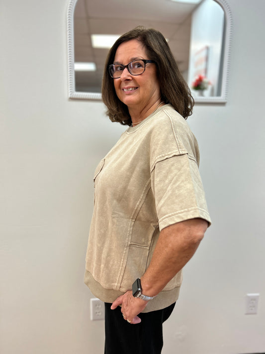 Fleur Mineral Wash Top