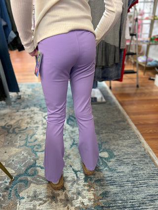 Iscream Girls Vivid Violet Flare Leggings - All About Me Boutique