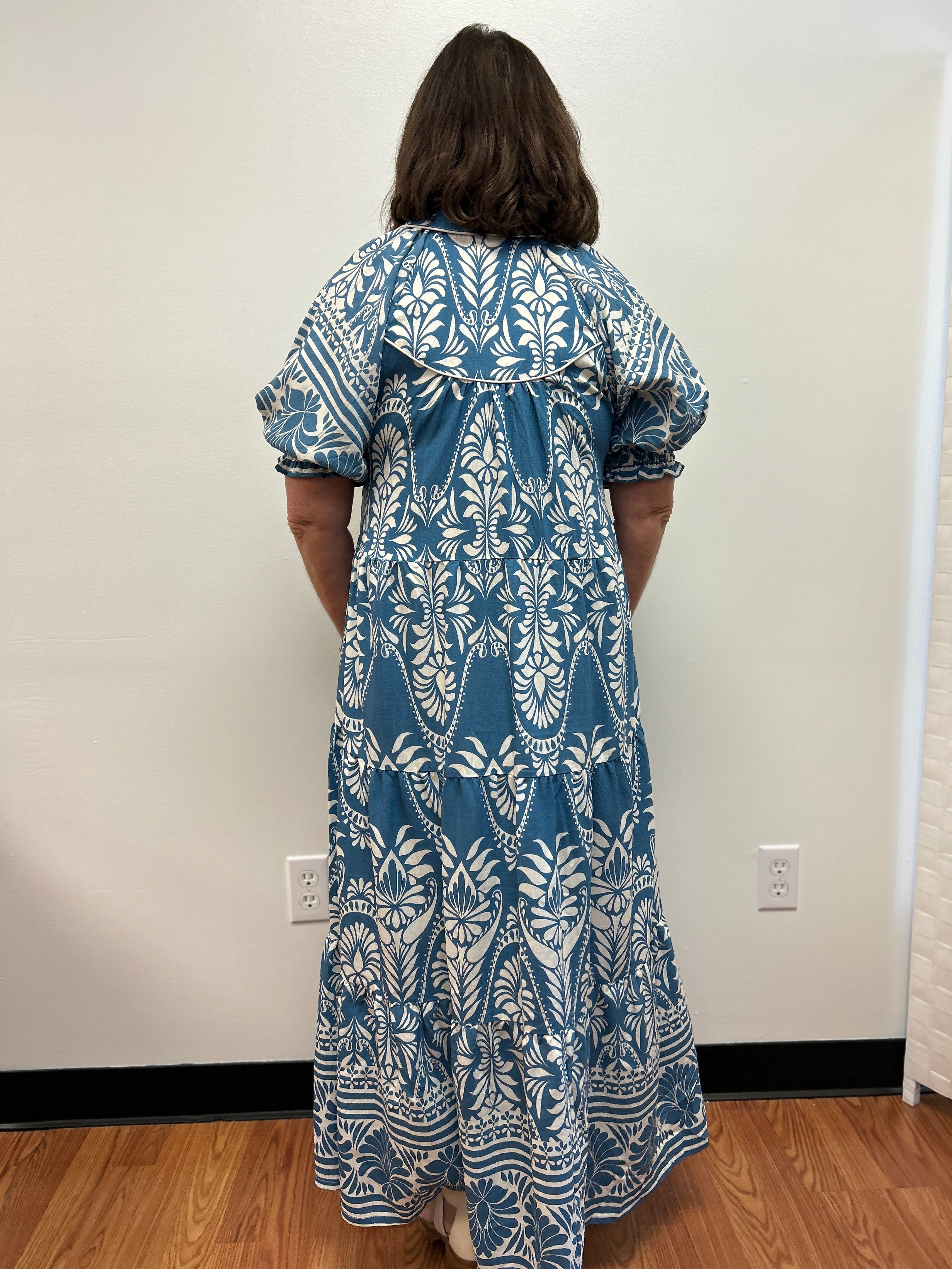 Blue Skies Midi Dress by Umgee