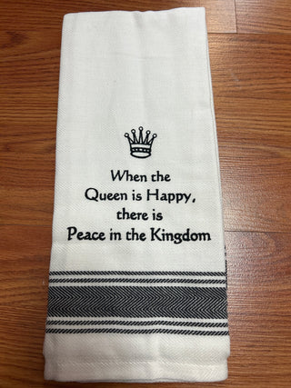 WH Snarky Sayings Kitchen Towels - Witty and Fun - All About Me Boutique