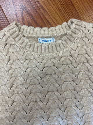 Mayoral Girls Tulip Knit Vest