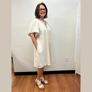 Linen Luxury Dress by Umgee - All About Me Boutique