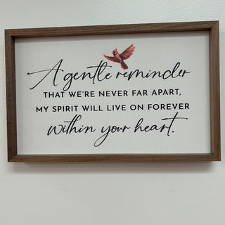 KH - A Gentle Reminder Cardinal - All About Me Boutique
