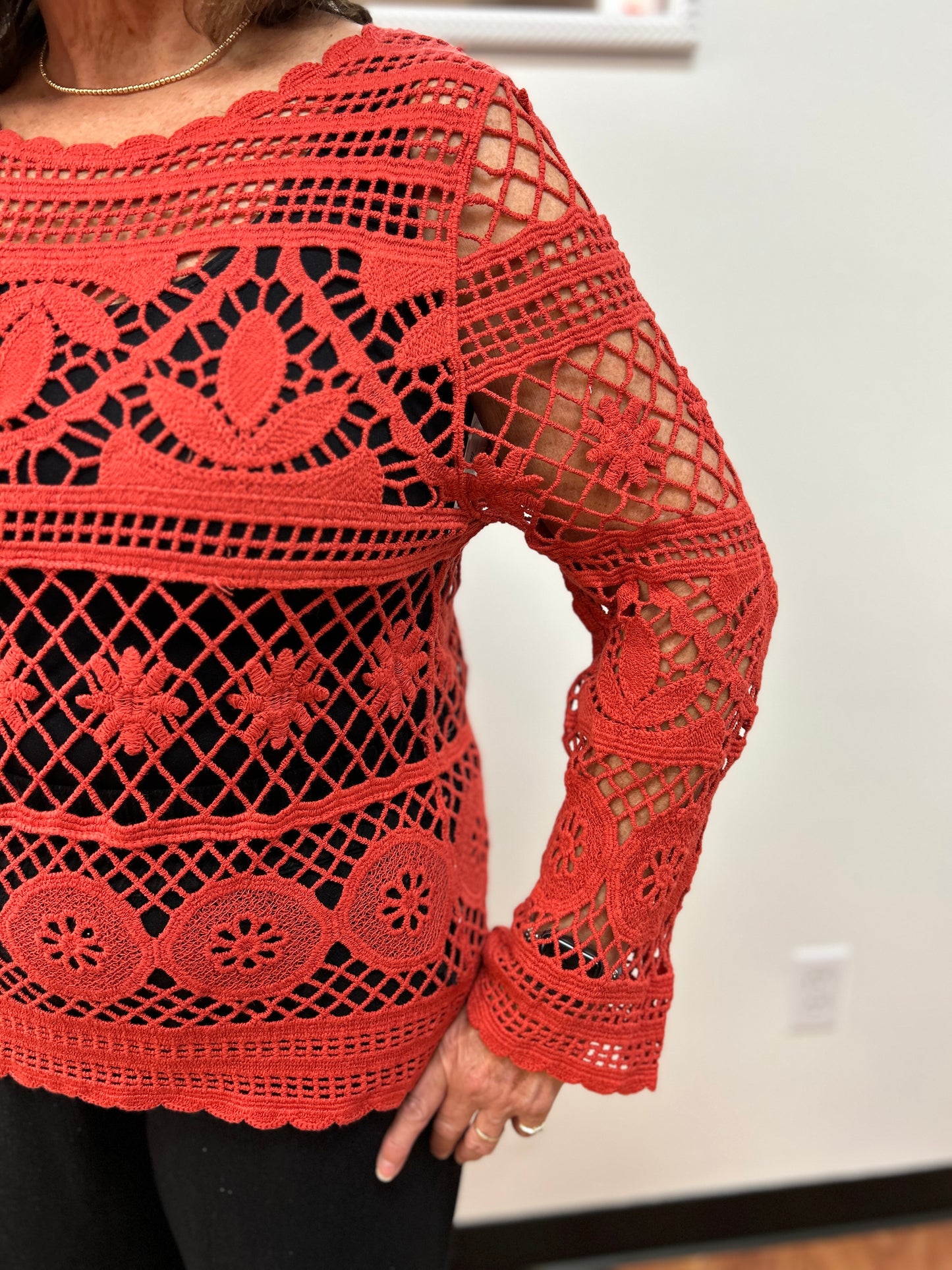 Paparazzi Crochet Blouse