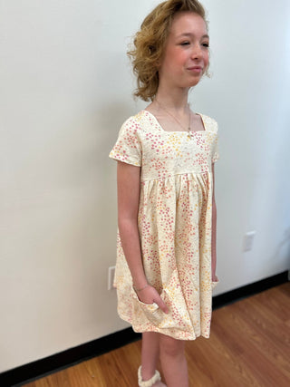 Vig Rylie Spring Floral Cap Sleeve Dress - All About Me Boutique