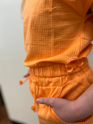Girls Creamsicle Shorts by Mayoral - All About Me Boutique