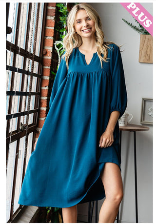 Maggie Curvy Midi Dress - All About Me Boutique