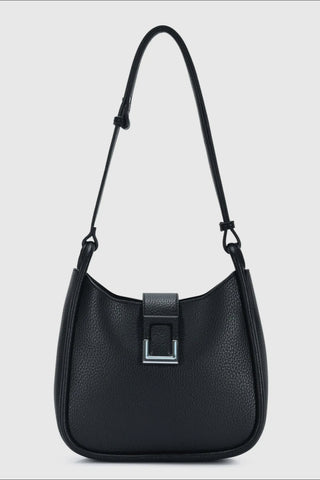 Gemma Buckle Detail Crossbody Bag - Hands Free Style - All About Me Boutique