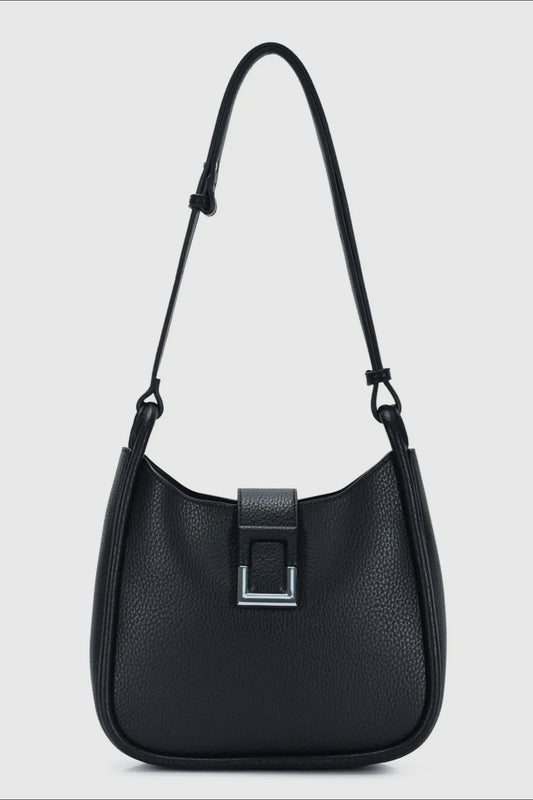Gemma Buckle Detail Crossbody Bag - Hands Free Style
