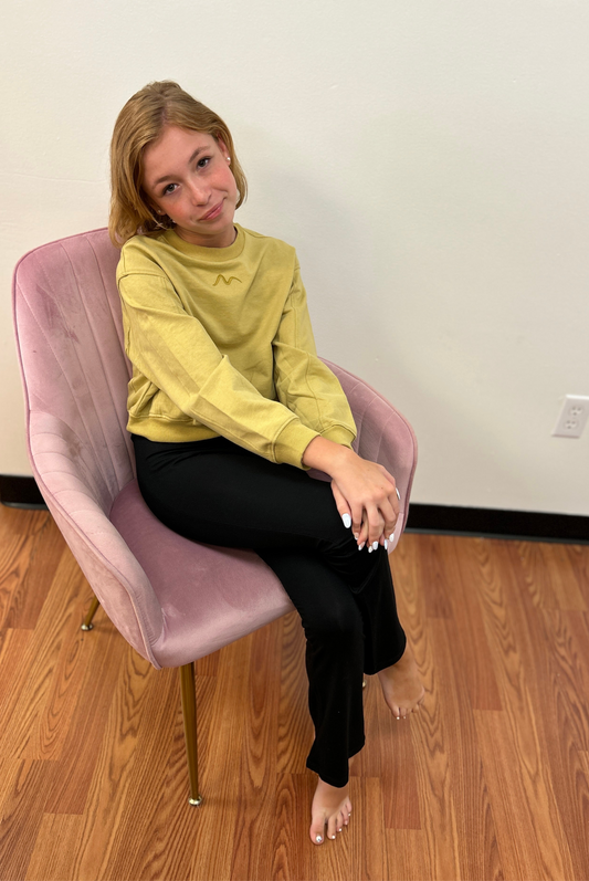 Mayoral Girls Mustard Oversized Pullover