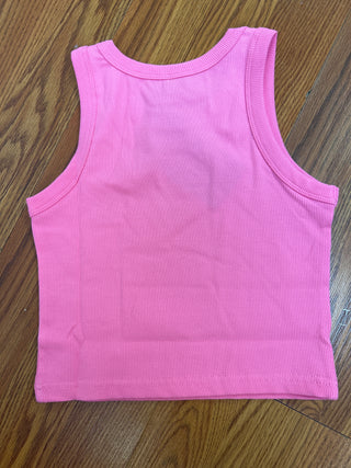 Lulu Mac Girls Pink Tank