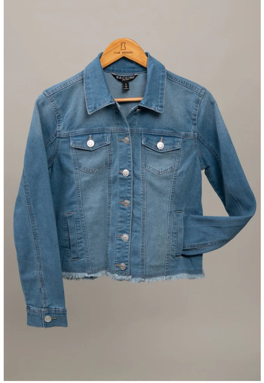 Heart of Pine Frayed Denim Jacket - 5 Colors