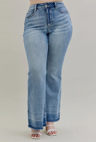Fit and Flare Jeans - Plus by Judy Blue - All About Me Boutique