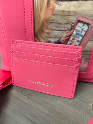 Zoe Cell Phone Purse in Hot Pink by Save the Girls - All About Me Boutique