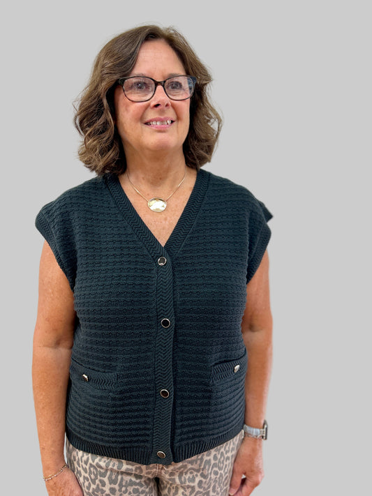Jacquard Sweater Vest