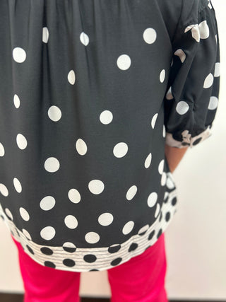 Polka Dot Blouse by Floral & Ivy - All About Me Boutique