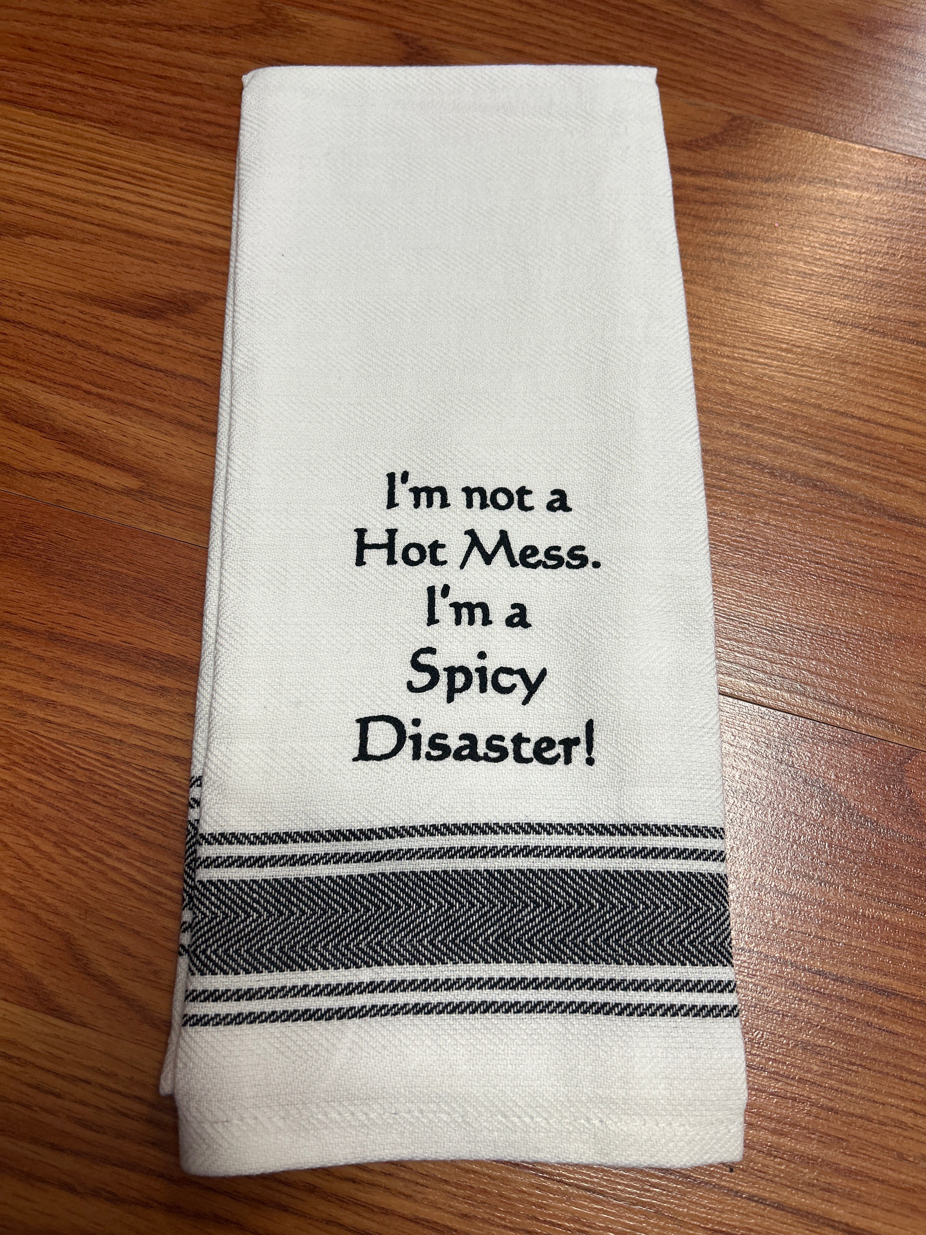 WH Snarky Sayings Kitchen Towels - Witty and Fun