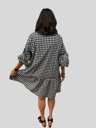 Mary Ruffle Dress by Mud Pie - All About Me Boutique