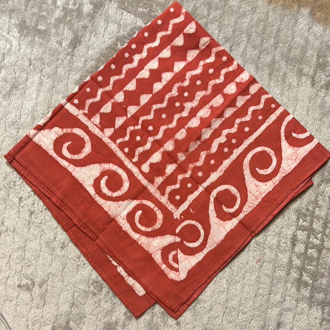 Anju Block Printed Bandana Scarves
