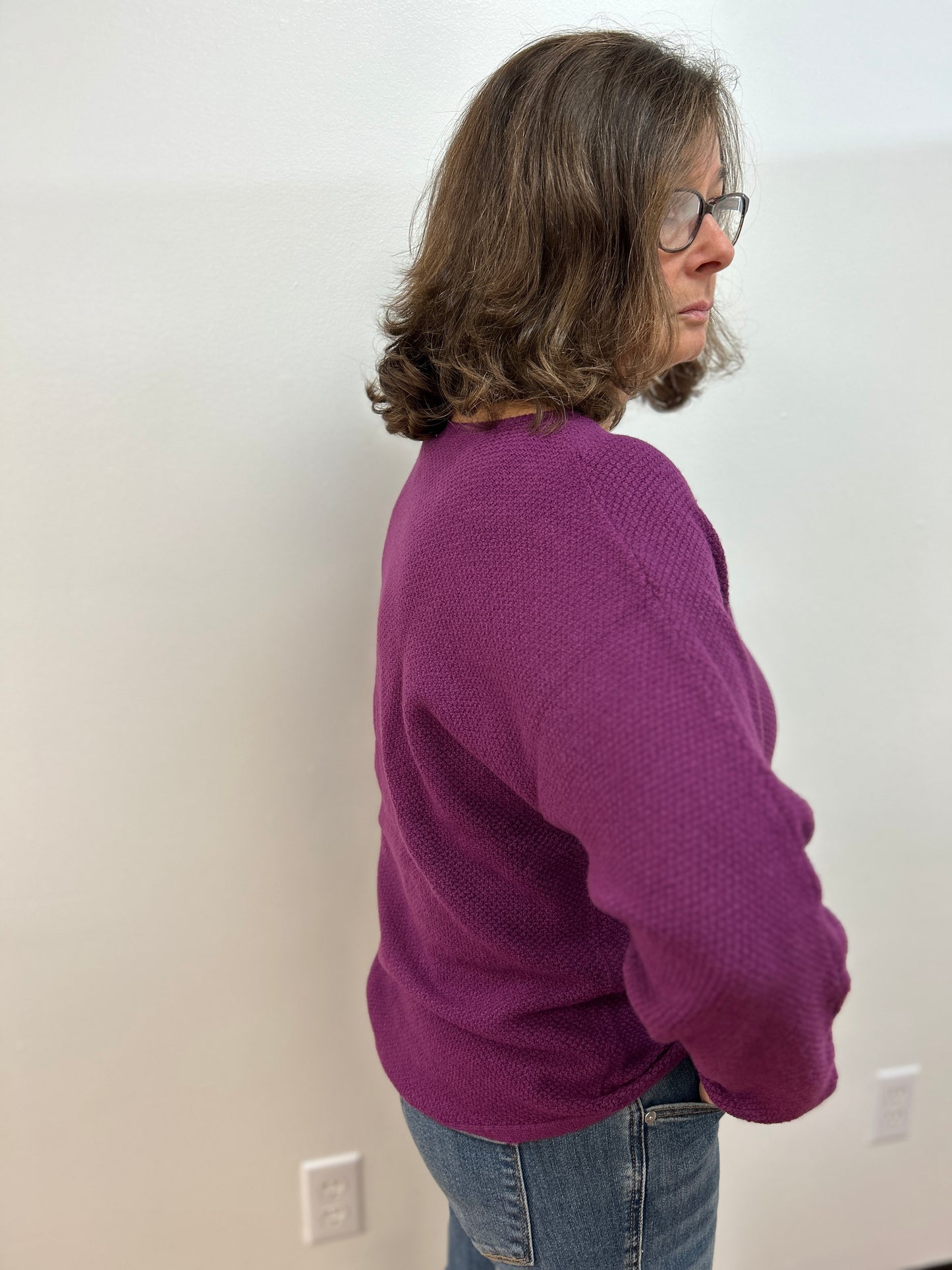 Seedstitch Crew Neck Sweater